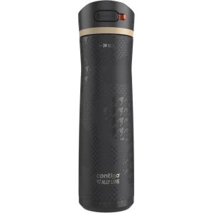 imageContigo 24oz Leakproof Stainless Steel Water Bottle with Straw ampamp Handle Dual Insulated for Cold ampamp Hot Drinks Pack of 2Licorice