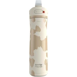 imageContigo 24oz Leakproof Stainless Steel Water Bottle with Straw ampamp Handle Dual Insulated for Cold ampamp Hot Drinks Pack of 2Oatmilk
