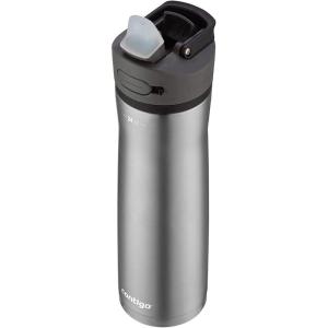 imageContigo 24oz Leakproof Stainless Steel Water Bottle with Straw ampamp Handle Dual Insulated for Cold ampamp Hot Drinks Pack of 2SteelLicorice