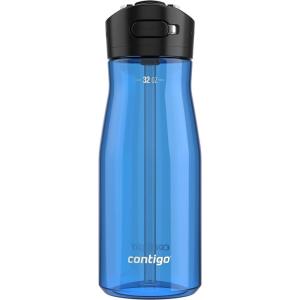 imageContigo Ashland 20 Water Bottle with AUTOSPOUT Lid  Tritan Water Bottle 24oz 3 Pack Juniper ampamp Sake ampamp Bubble TeaBlue Poppy