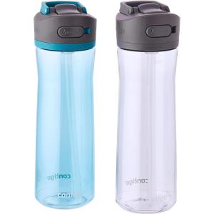 imageContigo Ashland 20 Water Bottle with AUTOSPOUT Lid  Tritan Water Bottle 24oz 3 Pack Juniper ampamp Sake ampamp Bubble TeaJuniperSake