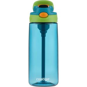 imageContigo Aubrey Kids Water Bottle with Silicone Straw and Spill Proof Lid 14oz 2Pack Whales ampamp Dragon Blue ampamp GreenJuniper