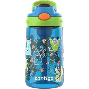 imageContigo Aubrey Paw Patrol LeakProof SpillProof Water Bottle with Autospout 14oz Paw Patrol Space Zodiac PurpleBlue Poppy Squishies GFX