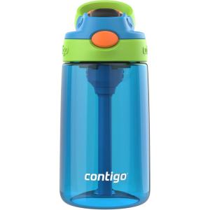 imageContigo Aubrey Paw Patrol LeakProof SpillProof Water Bottle with Autospout 14oz Paw Patrol Space Zodiac PurpleBlue PoppyCool Lime