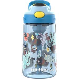 imageContigo Aubrey Paw Patrol LeakProof SpillProof Water Bottle with Autospout 14oz Paw Patrol Space Zodiac PurpleGlacier Sharks GFX