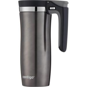 imageContigo Handled AUTOSEAL Stainless Steel Travel Mug with EasyClean Lid 16ozGunmetal