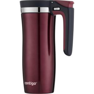 imageContigo Handled AUTOSEAL Stainless Steel Travel Mug with EasyClean Lid 16ozSpiced Wine