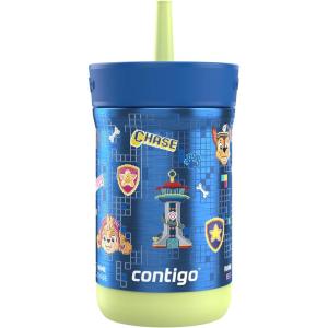 imageContigo Kids Leighton SpillProof Stainless Steel Paw Patrol Tumbler with Straw 12oz Beach Day GreenPaw Patrol Power Pups