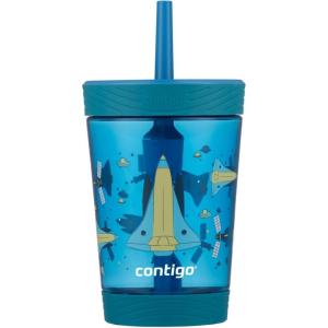 imageContigo Kids SpillProof Tumbler with Straw 14 oz 2 PackGummy Spaceship