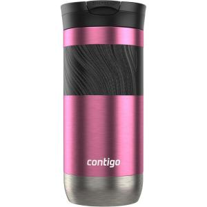 imageContigo SNAPSEAL Insulated Stainless Steel Travel Mug with Grip 16oz Blueberry Transparent Satin ampamp Gold MorelAzalea
