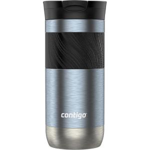 imageContigo SNAPSEAL Insulated Stainless Steel Travel Mug with Grip 16oz Blueberry Transparent Satin ampamp Gold MorelDark Ice Transparent