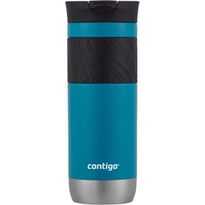 imageContigo SNAPSEAL Insulated Stainless Steel Travel Mug with Grip 16oz Blueberry Transparent Satin ampamp Gold MorelJuniper