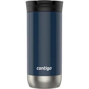 imageHuron VacuumInsulated Stainless Steel Travel Mug 16oz Licorice  LeakProof Lid for HotCold Beverages Fits Most Cup Holdersand BrewersBlueberry