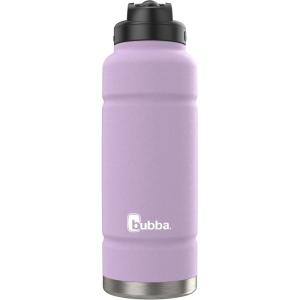 imagebubba Trailblazer Insulated Stainless Steel Water Bottle with Straw Lid 40oz Limelight Powder CoatLavender Frost