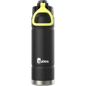 imagebubba Trailblazer Insulated Stainless Steel Water Bottle with Straw Lid 40oz Limelight Powder CoatLicorice