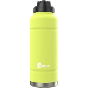 imagebubba Trailblazer Insulated Stainless Steel Water Bottle with Straw Lid 40oz Limelight Powder CoatLimelight