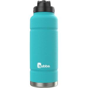 imagebubba Trailblazer Insulated Stainless Steel Water Bottle with Straw Lid 40oz Limelight Powder CoatScuba