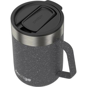 imageContigo Streeterville Stainless Steel Travel Mugs 14oz Stylish Duo Pack with SplashProof Lid VacuumInsulated Coffee Mugs with Handle ampamp Grip Base Dishwasher Safe  Licorice ampamp SaltSake  Blueberry
