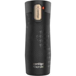 imageContigo West Loop Stainless Steel VacuumInsulated Travel Mug with SpillProof Lid 16oz 2Pack Very Berry ampamp Steel Colors Keeps Hot to 5h ampamp Cold to 12hLicorice