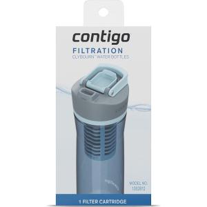 imageContigo Replacement Filter for Clybourn FreeFlow Filter Water Bottle with AUTOSEAL Lid