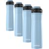 imageContigo Cortland Chill 20 Blueberry Stainless Steel Water Bottle VacuumInsulated SpillProof Lid 24oz Ideal for Hot or Cold Drinks Interchangeable Lid Perfect for Kids amp AdultsGlacier