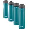 imageContigo Cortland Chill 20 Blueberry Stainless Steel Water Bottle VacuumInsulated SpillProof Lid 24oz Ideal for Hot or Cold Drinks Interchangeable Lid Perfect for Kids amp AdultsSpirulina
