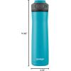 imageContigo Cortland Chill 20 Blueberry Stainless Steel Water Bottle VacuumInsulated SpillProof Lid 24oz Ideal for Hot or Cold Drinks Interchangeable Lid Perfect for Kids amp AdultsJuniper Azalea