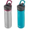 imageContigo Cortland Chill 20 Blueberry Stainless Steel Water Bottle VacuumInsulated SpillProof Lid 24oz Ideal for Hot or Cold Drinks Interchangeable Lid Perfect for Kids amp AdultsJuniper  Dragonfruit