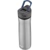 imageContigo Cortland Chill 20 Blueberry Stainless Steel Water Bottle VacuumInsulated SpillProof Lid 24oz Ideal for Hot or Cold Drinks Interchangeable Lid Perfect for Kids amp AdultsSteelBlue Corn