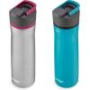 imageContigo Cortland Chill 20 Blueberry Stainless Steel Water Bottle VacuumInsulated SpillProof Lid 24oz Ideal for Hot or Cold Drinks Interchangeable Lid Perfect for Kids amp AdultsJuniper  Dragonfruit