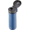 imageContigo Jackson Chill 20 VacuumInsulated Stainless Steel Water Bottle with Secure Lid LeakProof Travel Friendly 20oz Capacity Blueberry Color Keeps Drinks Cold for 12 HoursBlue Corn
