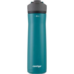 imageContigo Cortland Chill 20 Blueberry Stainless Steel Water Bottle VacuumInsulated SpillProof Lid 24oz Ideal for Hot or Cold Drinks Interchangeable Lid Perfect for Kids amp AdultsSpirulina