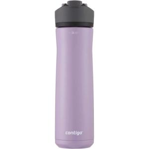 imageContigo Cortland Chill 20 Blueberry Stainless Steel Water Bottle VacuumInsulated SpillProof Lid 24oz Ideal for Hot or Cold Drinks Interchangeable Lid Perfect for Kids amp AdultsLavender