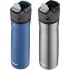 imageContigo Ashland Chill 20 24oz Stainless Steel Water Bottle with AUTOSPOUT Lid Pink LemonadeBlue Corn  Stainless Steel