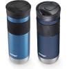 imageContigo Byron 20 Stainless Steel Travel Mug 16 oz 2pack Blueberry GlacierBlue Corn  Midnight Berry