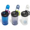 imageContigo Fit Shake amp Go 20 Shaker Bottle with LeakProof Lid 20oz Gym Water Bottle with Whisk and Carabiner Handle Dishwasher Safe Mixer Bottle 3Pack Blue Poppy amp Earl Grey amp Salt