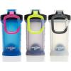 imageContigo Fit Shake amp Go 20 Shaker Bottle with LeakProof Lid 20oz Gym Water Bottle with Whisk and Carabiner Handle Dishwasher Safe Mixer Bottle 3Pack Blue Poppy amp Earl Grey amp Salt