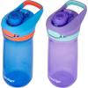 imageContigo Jessie Kids Water Bottle LeakProof Lid 14oz DishwasherSafe Fits Most Cup Holders 2Pack Blue PoppyCoral amp AmethystJadeBlue PoppyCoral  AmethystJade