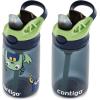 imageContigo Kids Cleanable AUTOSPOUT Water Bottle 14oz 2 Pack Strawberry Ice CreamBlueberry  Monsters