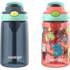 imageContigo Kids Cleanable AUTOSPOUT Water Bottle 14oz 2 Pack Strawberry Ice CreamCoralSafari  BlueberryJade Vine