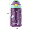 imageContigo Kids Cleanable AUTOSPOUT Water Bottle 14oz 2 Pack Strawberry Ice CreamGrapeMermaids