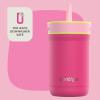 imageContigo Kids Leighton SpillProof Stainless Steel Tumbler with Straw 12 oz WildberryWildberry