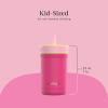 imageContigo Kids Leighton SpillProof Stainless Steel Tumbler with Straw 12 oz WildberryWildberry