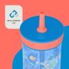 imageContigo Kids Leighton Straw Tumbler with SpillProof LeakProof Lid 14oz Blue PoppyNarwhalsBlue PoppyNarwhals