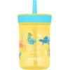imageContigo Kids Leighton Straw Tumbler with SpillProof LeakProof Lid 14oz Blue PoppyNarwhalsBlue Raspberry  Azalea