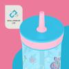 imageContigo Kids Leighton Straw Tumbler with SpillProof LeakProof Lid 14oz Blue PoppyNarwhalsBlue Raspberry  Azalea