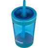 imageContigo Kids Leighton Straw Tumbler with SpillProof LeakProof Lid 14oz Blue PoppyNarwhalsGummy