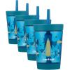 imageContigo Kids Leighton Straw Tumbler with SpillProof LeakProof Lid 14oz Blue PoppyNarwhalsGummy Spaceship