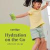 imageContigo Kids Leighton Straw Tumbler with SpillProof LeakProof Lid 14oz Blue PoppyNarwhalsLime  Juniper