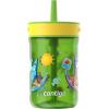 imageContigo Kids Leighton Straw Tumbler with SpillProof LeakProof Lid 14oz Blue PoppyNarwhalsPaw Patrol Color Changing